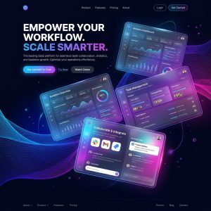 NexaPro SaaS Website Template